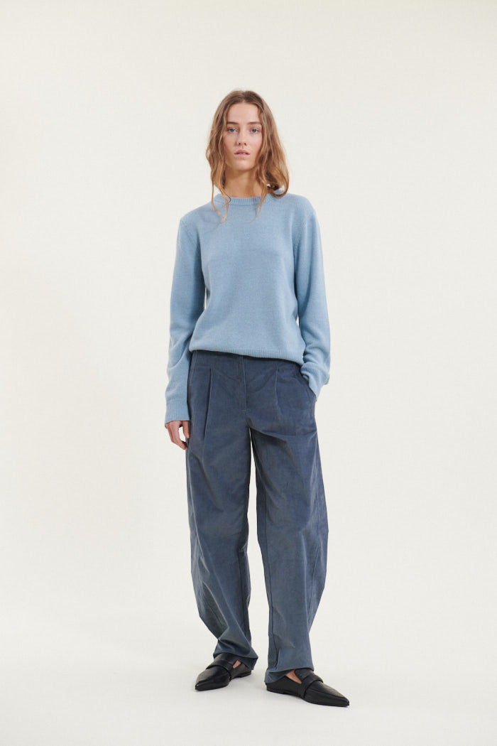 Basic Apparel Cady O-Neck Sweaters 737 Windward blue